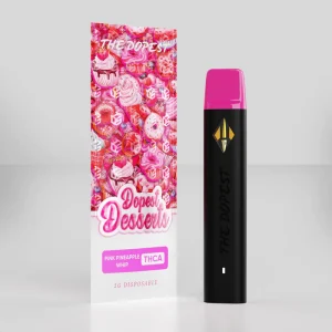The Dopest Dessert Disposable: 2G THCA Liquid Diamonds Pink Pineapple Whip
